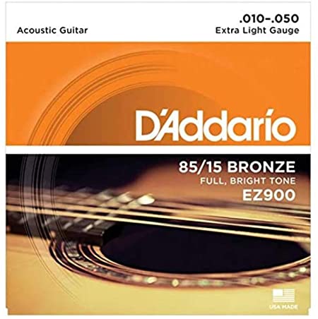 Encordadura D'Addario EZ-900 Guitarra Acústica Bronce 85/15 .010-.050