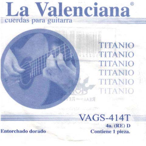 Cuerda Suelta La Valenciana Guitarra Clásica 4a Nylon Titanio