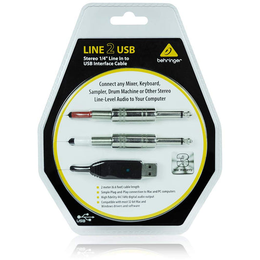 Cable Behringer Interfase Line 2 Usb