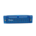 Harmonica de Plastico Vincenzo con 10 Orificios Color Azul