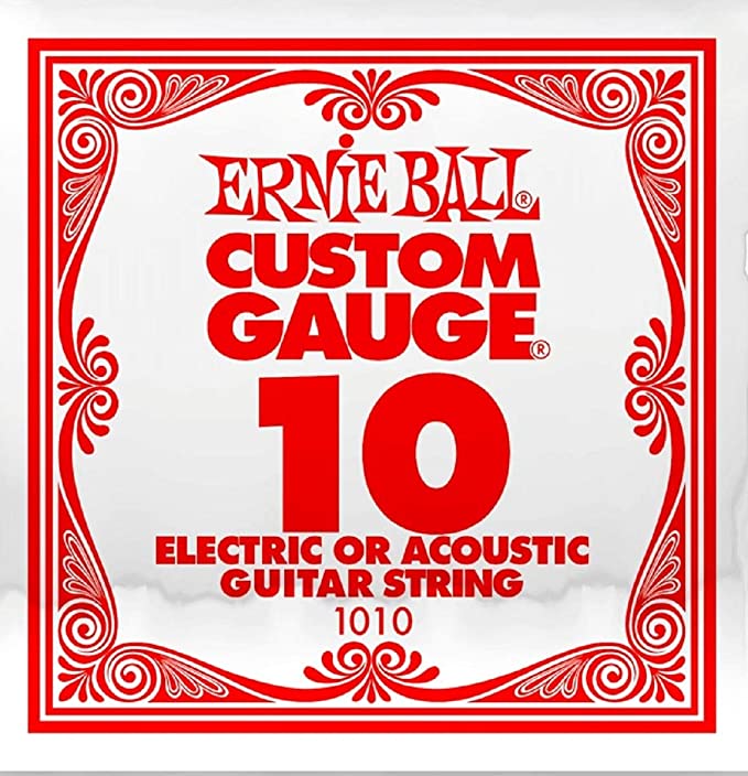 Paquete de Cuerdas Ernie Ball Custom Guitarra Eléctrica/Acústica .010