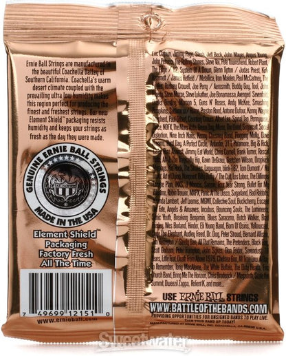 Encordadura Ernie Ball Guitarra Acústica Rock & Blues Fósforo Bronce .010-.052 2151