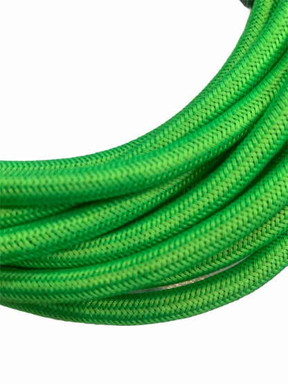 Cable Texturizado para Instrumento Plug 1/4 Strukture Verde Neón 5.7m