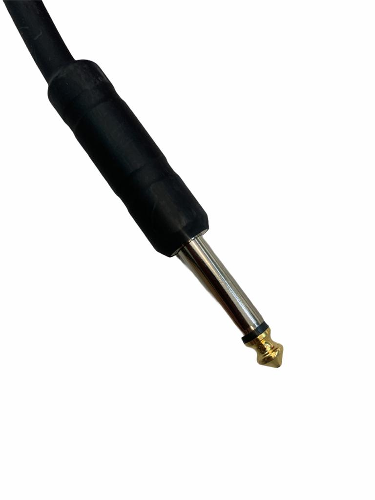 Cable Texturizado para Instrumento Strukture Amarillo Neon Plug 1/4 5.7m