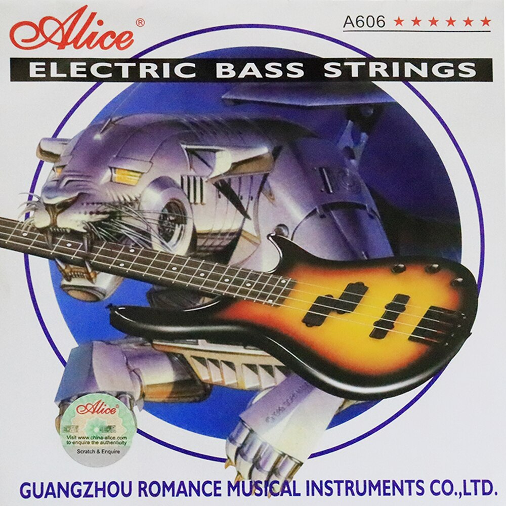 Juego de Cuerdas Alice Bajo Eléctrico 5 Cuerdas