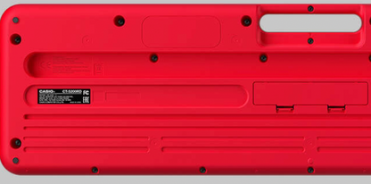 Teclado Casio Portatil Cts200rd con Eliminador Color Rojo
