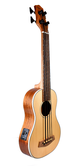 Ukulele bajo Copacabana Electroacustico con Funda Cpukb001