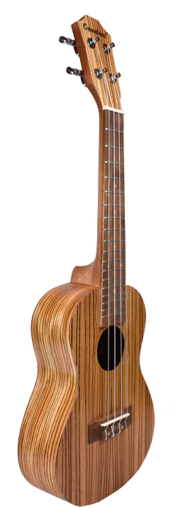 Ukulele Concierto Copacabana Madera Zebra con Funda Cpuk062