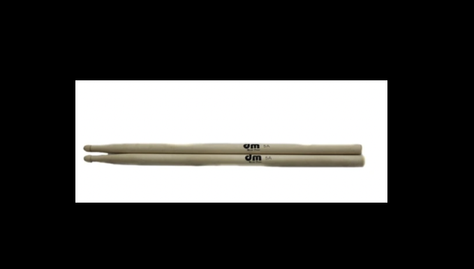 Par Baqueta Dm para Bateria 5a Maple Punta Madera