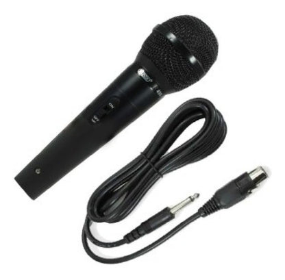 Microfono Dinamico Unidireccional Metalico Negro Radox