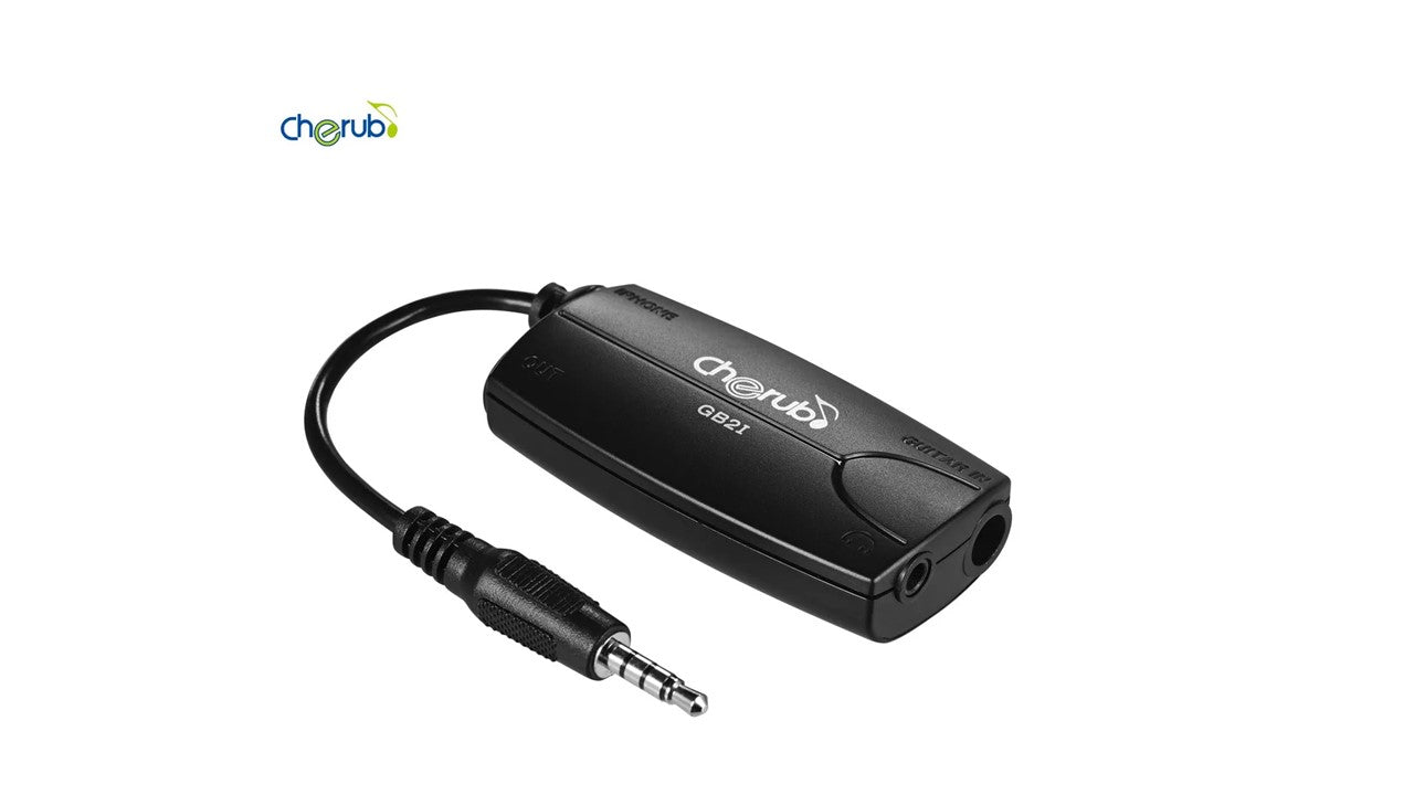 Adaptador para Iphone Guitarra y bajo Cherub Gb-2i