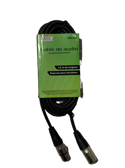 Cable para Microfono Xlr-xlr 4,5m