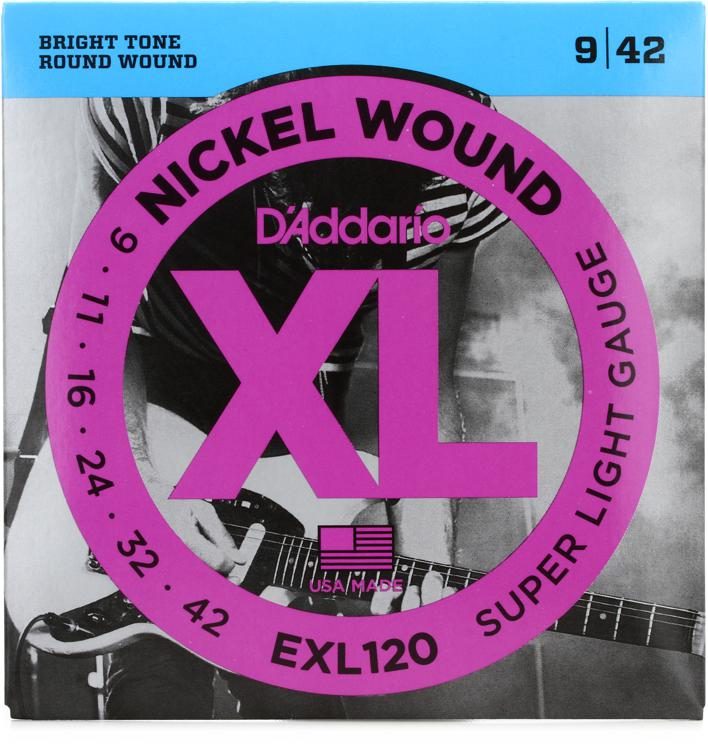 Encordadura D'Addario Guitarra Eléctrica EXL-120