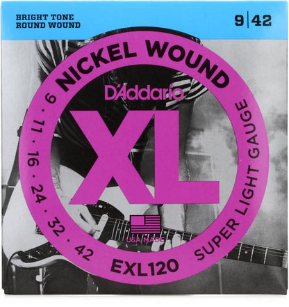 Encordadura D'Addario Guitarra Eléctrica EXL-120