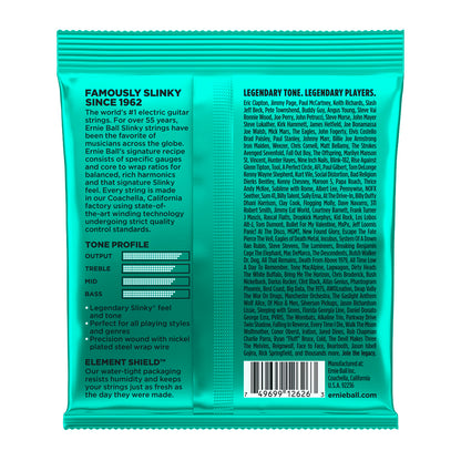 Encordadura Ernie Ball Guitarra Eléctrica Not Even Slinky .012-.056