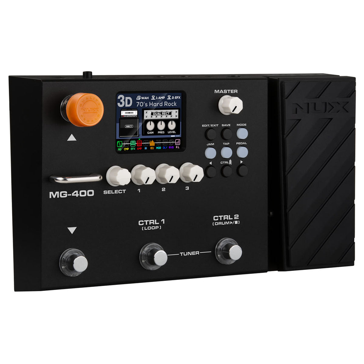 Procesador Nux P/guitarra Mod. Mg-400
