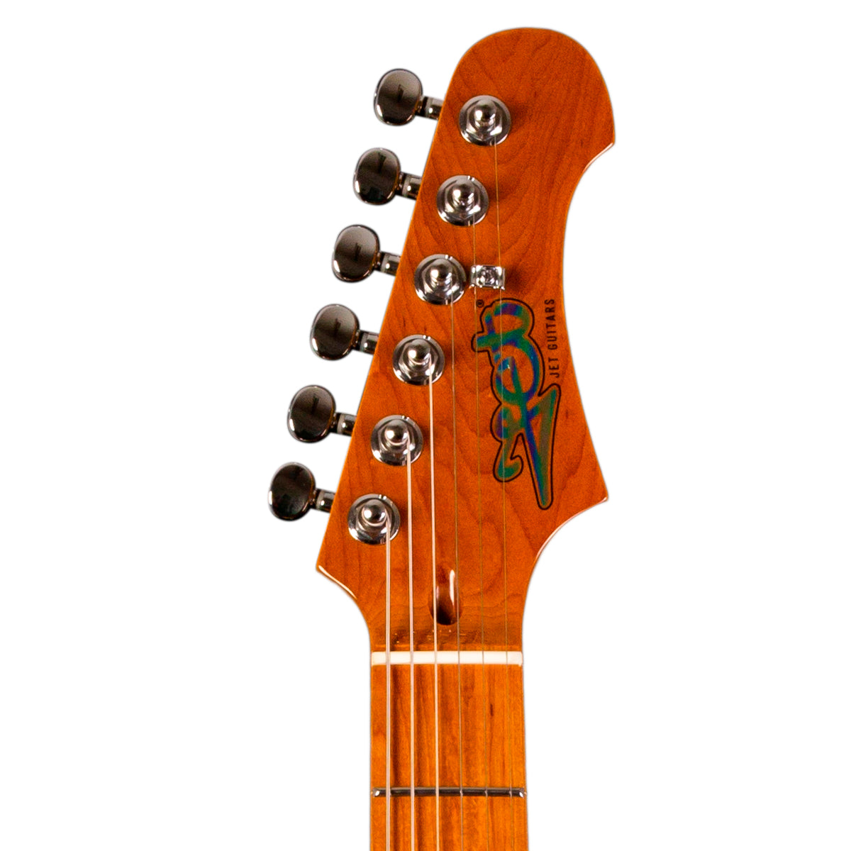 Guitarra Eléctrica Jet Guitars JS450 Azul Transparente