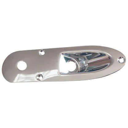 Placa Metalica para Guitarra Electrica para Conector de Plug Grande