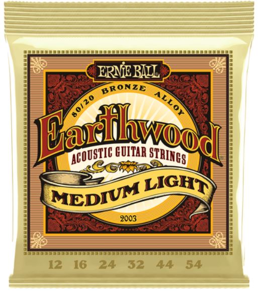 Encordadura Guitarra Eball Earthwood Medium Mod 2003