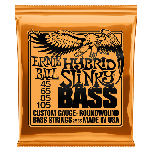 Cuerdas Ernie Ball Hybrid Slinky para bajo Electrico 4 Cdas