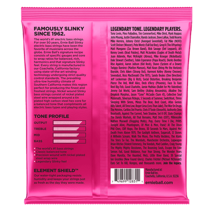 Cuerdas Ernie Ball Super Slinky para bajo Electrico 4 Cdas