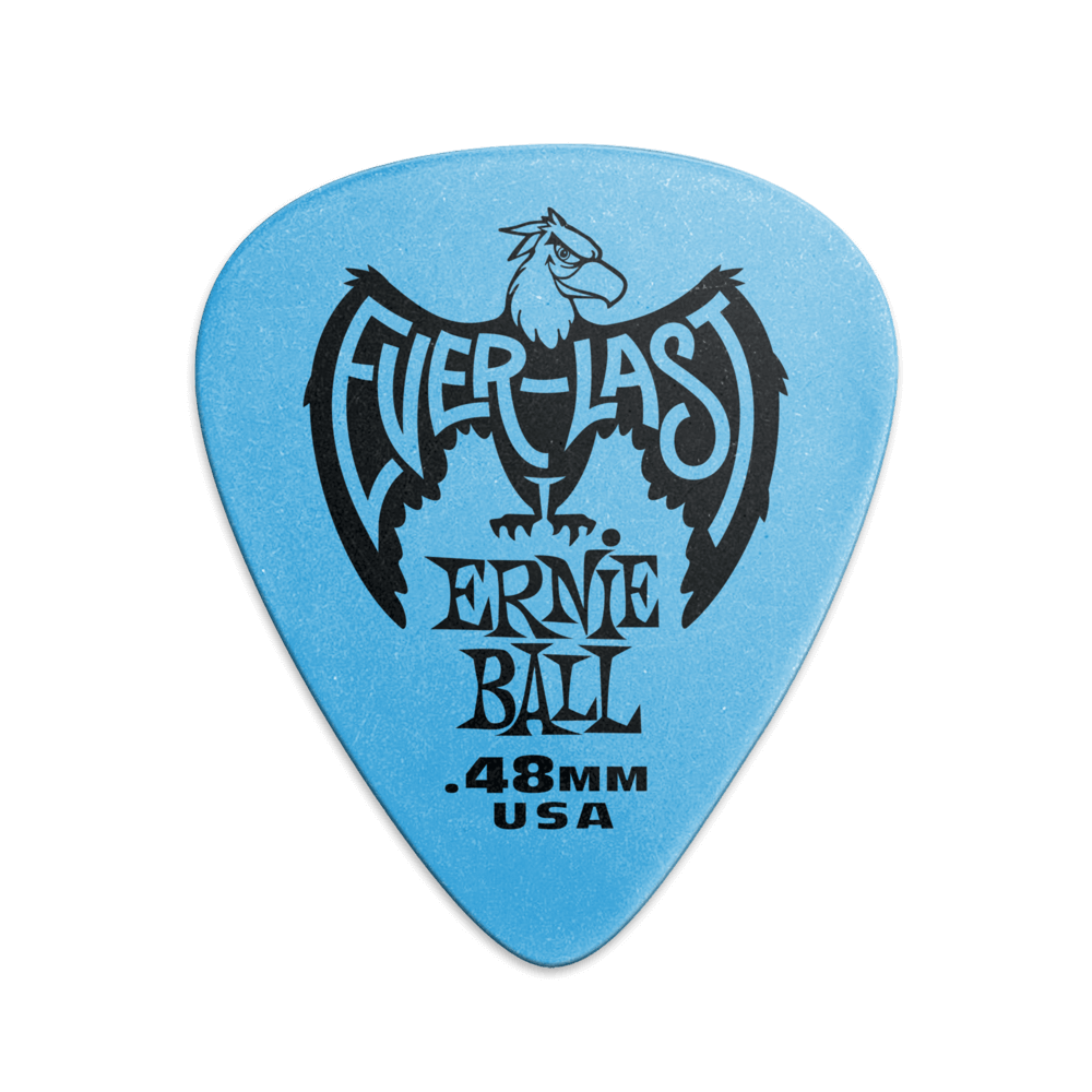 Puas para Guitarra Ernie Ball Everlast Nylon .48 Mm Azul Paquete de 12 Pzas 9181
