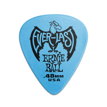 Puas para Guitarra Ernie Ball Everlast Nylon .48 Mm Azul Paquete de 12 Pzas 9181