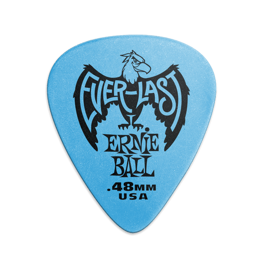Puas para Guitarra Ernie Ball Everlast Nylon .48 Mm Azul Paquete de 12 Pzas 9181