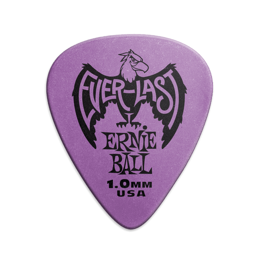 Puas para Guitarra Ernie Ball Everlast Nylon .1.0 Mm Morado Paquete de 12 Pzas 9193