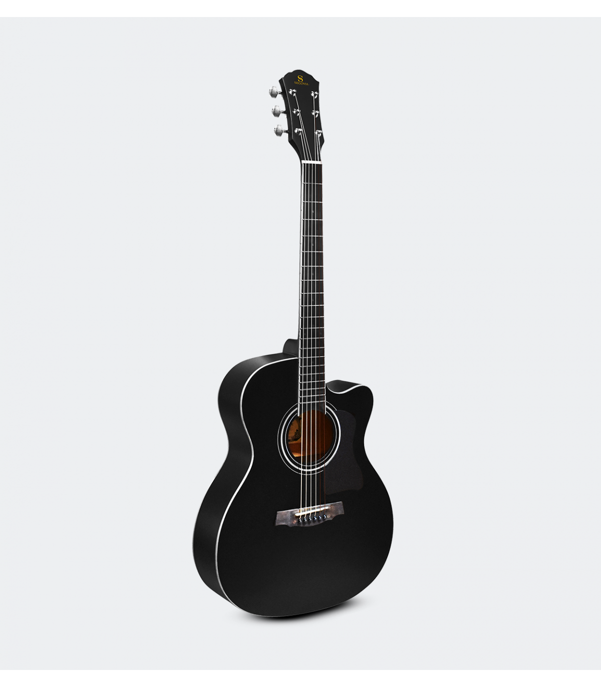 Guitarra Acústica Texana Segovia Negro Mate