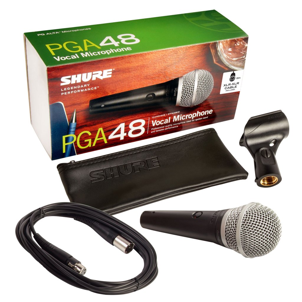 Microfono Shure Dinamico para Voz con Cable