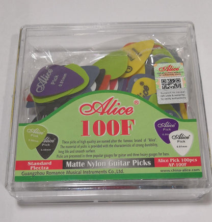 Paquete de 100 Plumillas Alice Nylon Mate ⌘ Ap-100f