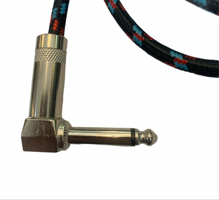 Cable Audio Planchado Plug 6,3 Mono "l" 1,5m
