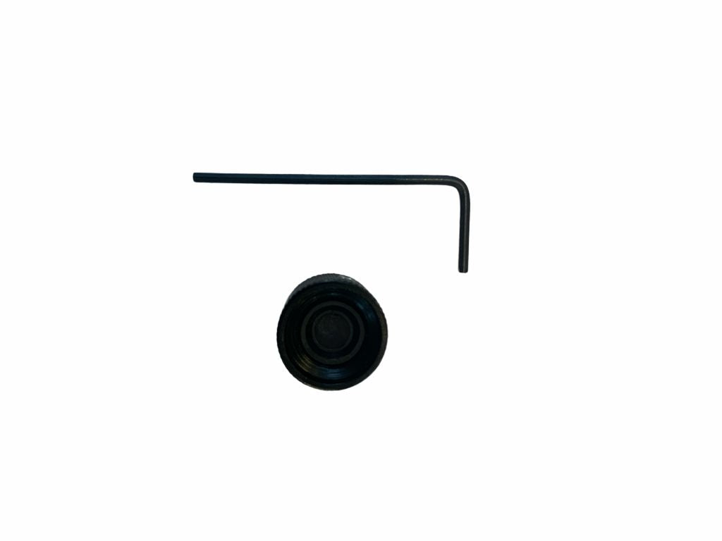 Perilla Metalica para Potenciometro Negra