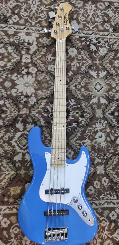 Bajo Eléctrico Logan 5 Cuerdas Blueburst