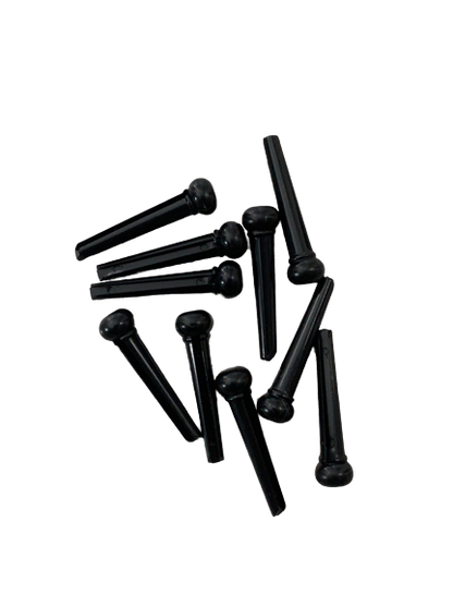 Juego de 6 Pivote para Guitarra Color Negro Alice