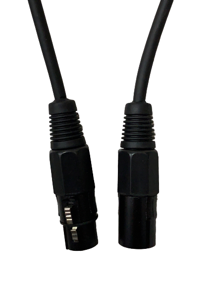 Cable para Microfono Xlr-xlr Plug Metalico Negro. 6m
