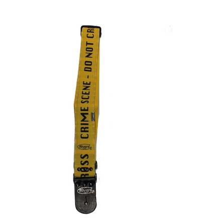 Correa de Guitarra Bordax BX14 Crime Scene Amarillo