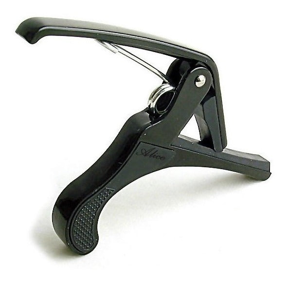 Capo P/guitarra Clasica Metal Negro Alice A007c/bk