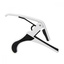 Capo P/guitarra Clasica Metal Blanco Alice