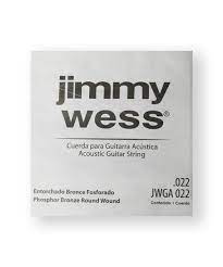 Paquete 6 Cuerdas Guitarra Acústica Jimmywess Bronce Fósforo 3a .022