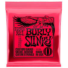 Encordadura Ernie Ball Burly Slinky Guitarra Eléctrica .011-.052 2226