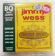 Encordadura Jimmy Wess Bajo Quinto Fósforo Bronce