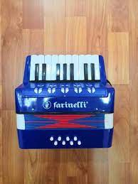 Acordeon Infantil de 17 Teclas para Niño Farinelli Azul