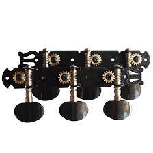 Maquinaria P/guitarra Clasica Perno Plastico Negra M204-n