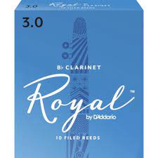 Caja de Cañas Clarinete Sib 3 Rico Royal