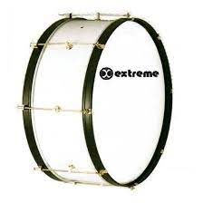 Tambora de Marcha Blanca 24x10 8 Tornillos Extreme