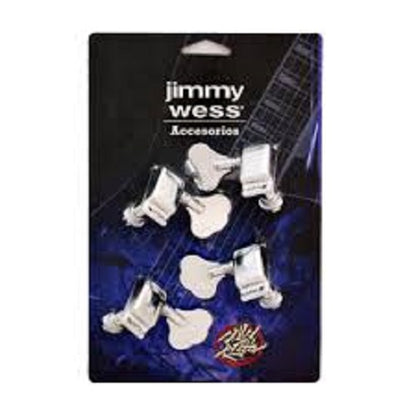 Maquinaria Jimmy Wess para bajo Electrico 2+2 Cromada