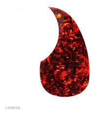 Mica P/guitarra Acustica Tipo Gota Color Cafe Alice