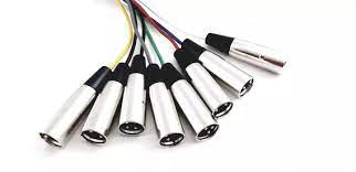 Cable de Audio 8 Plugs Xlr a 8 Jack Xlr 5m